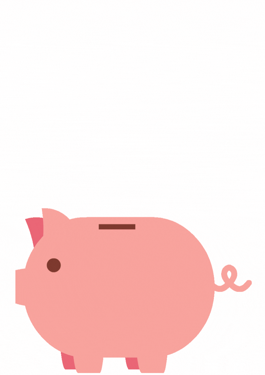 illustration de tirelire cochon